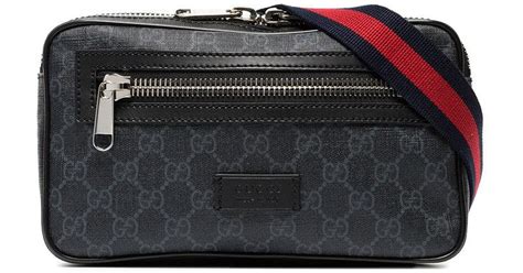 banane gucci noir homme|Sacs Banane de Luxe Homme .